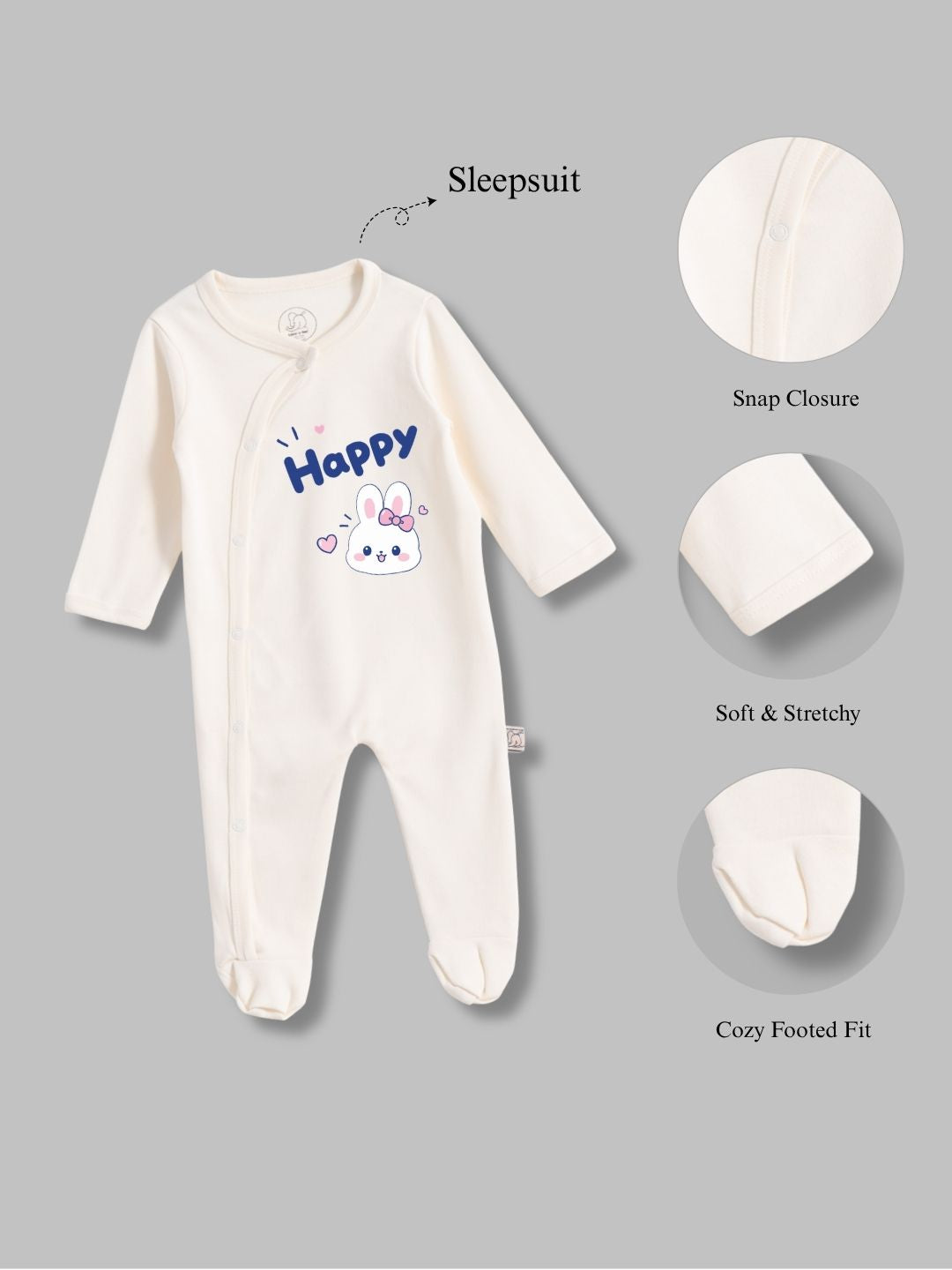 Happy Bunny Newborn Baby Set