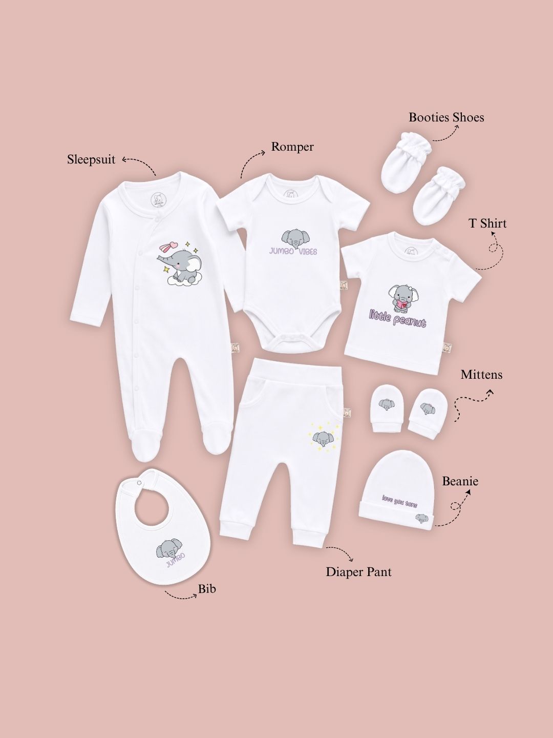 Little Peanut Newborn Baby Set