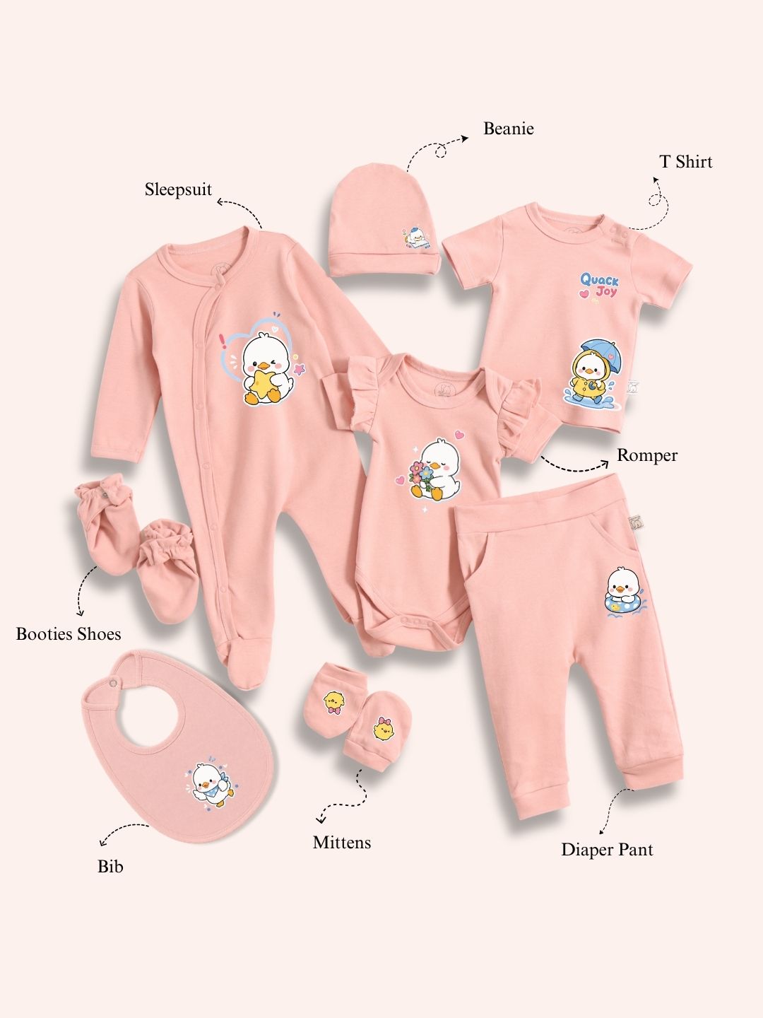Quack Joy Newborn Baby Set