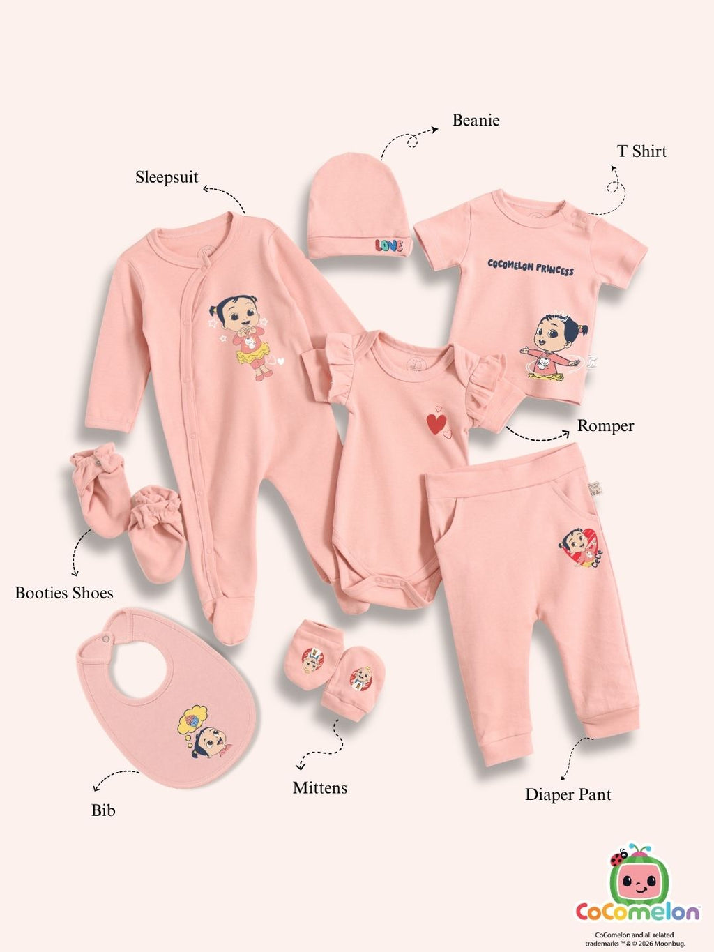 Cocomelon Princess Newborn Set – Cocomelon©