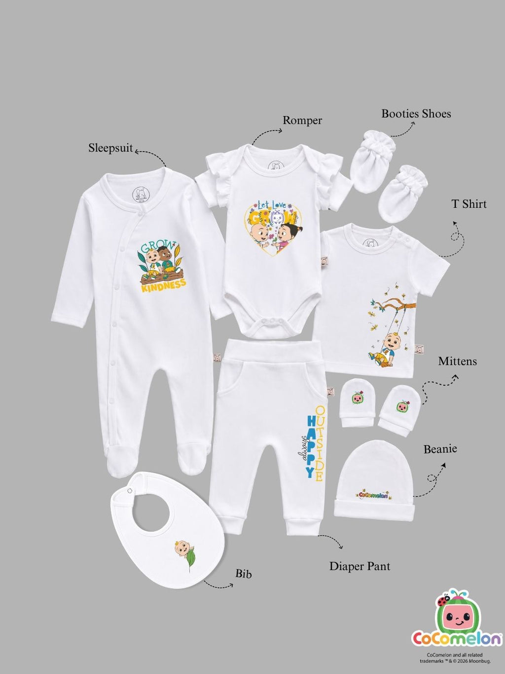 Grow Kindness Newborn Set – Cocomelon©