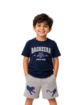 Navy Blue “Bagheera Jungle Book” Kids T- Shirt and Shorts Set