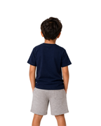 Navy Blue “Bagheera Jungle Book” Kids T- Shirt and Shorts Set