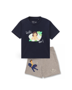 Navy Blue Jungle Book “Let’s Go!” Kids T- Shirt and Shorts Set