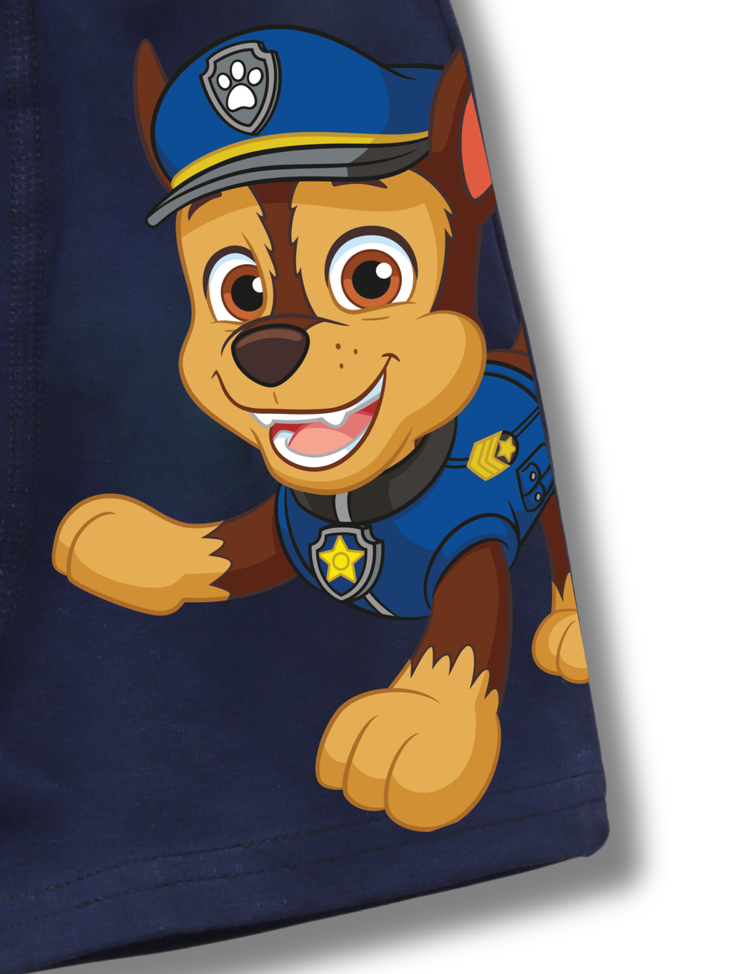 Navy Blue Paw Patrol Chase Running Action Kids Trunks