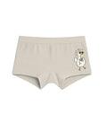 Beige Stay Silly Chick Flower Girls Trunk Panty