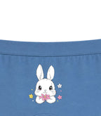 Blue Bunny Holding Flower Girls Trunk Panty