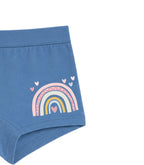 Blue Rainbow Hearts Dream Girls Trunk Panty