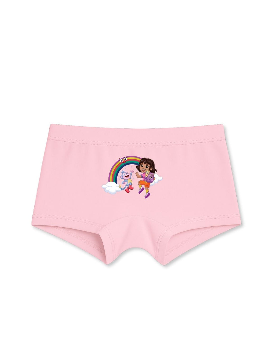 Rainbow Friends Print Kids Girls Boyshort Panty - Dora the Explorer©