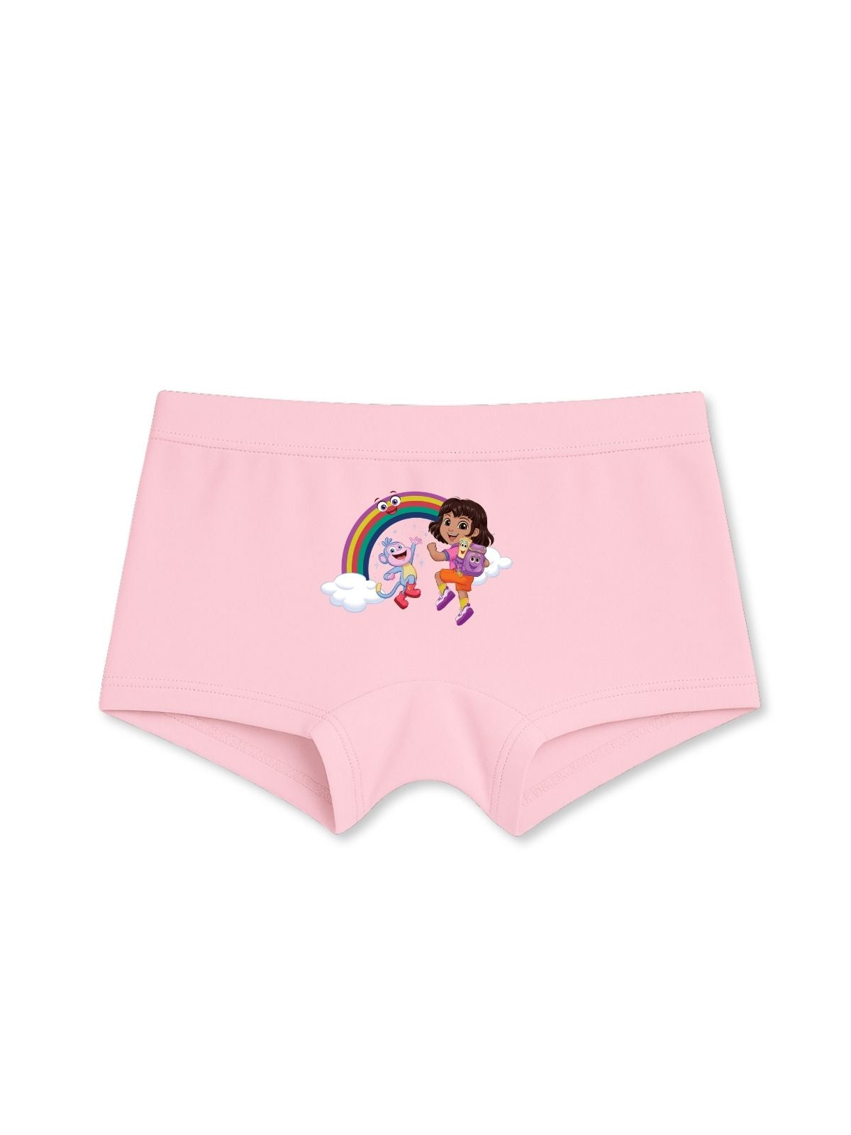 Rainbow Friends Print Kids Girls Boyshort Panty - Dora the Explorer©