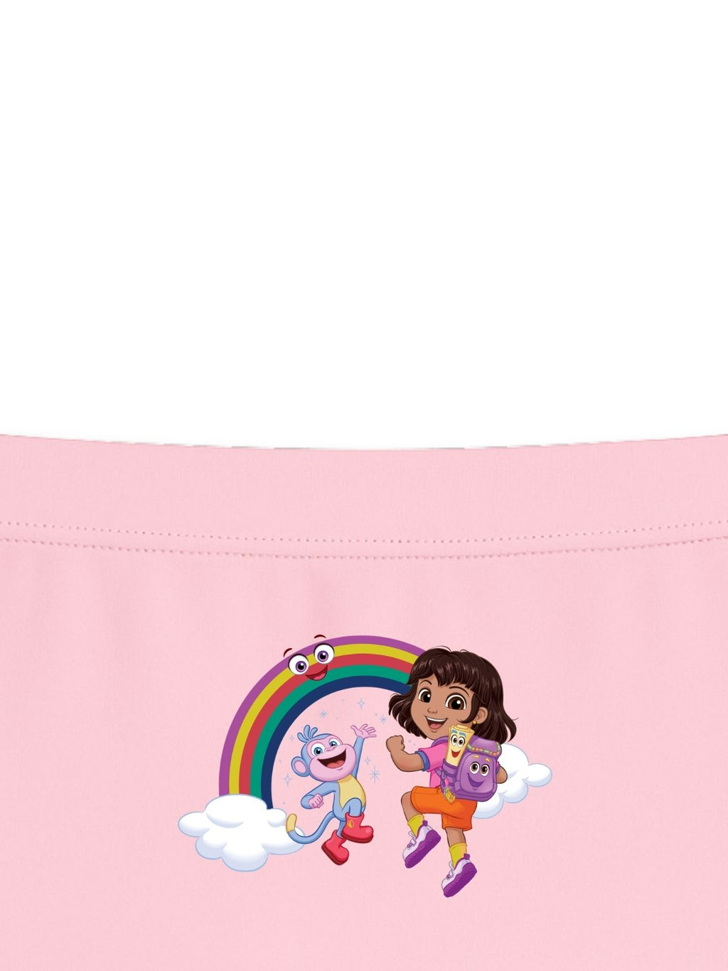 Rainbow Friends Print Kids Girls Boyshort Panty - Dora the Explorer©