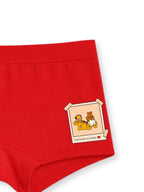Red Garfield Partners in Crime Cute Friends Girls Trunk Panty