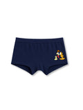 Navy Blue Garfield Silly Face Cute Girls Trunk Panty