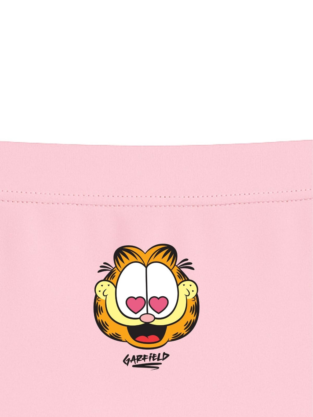 Pink Garfield Heart Eyes Cute Face Girls Trunk Panty