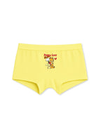 Yellow Garfield Puppy Love Cute Friends Girls Trunk Panty