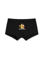 Black Garfield Preppy Paws Cute Friends Girls Trunk Panty
