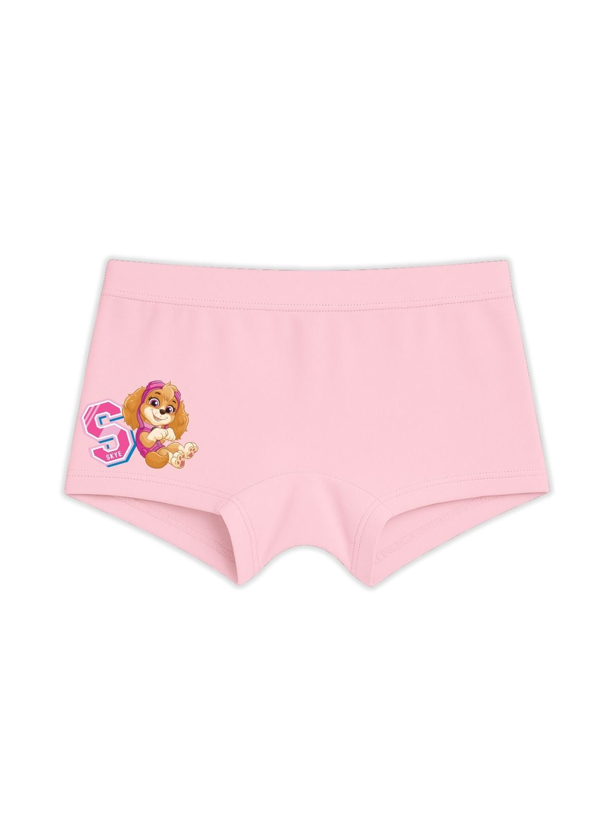 Pink Paw Patrol Skye Cute Sitting Girls Trunk Panty