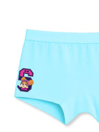 Sky Blue Paw Patrol Skye Cute Badge Girls Trunk Panty