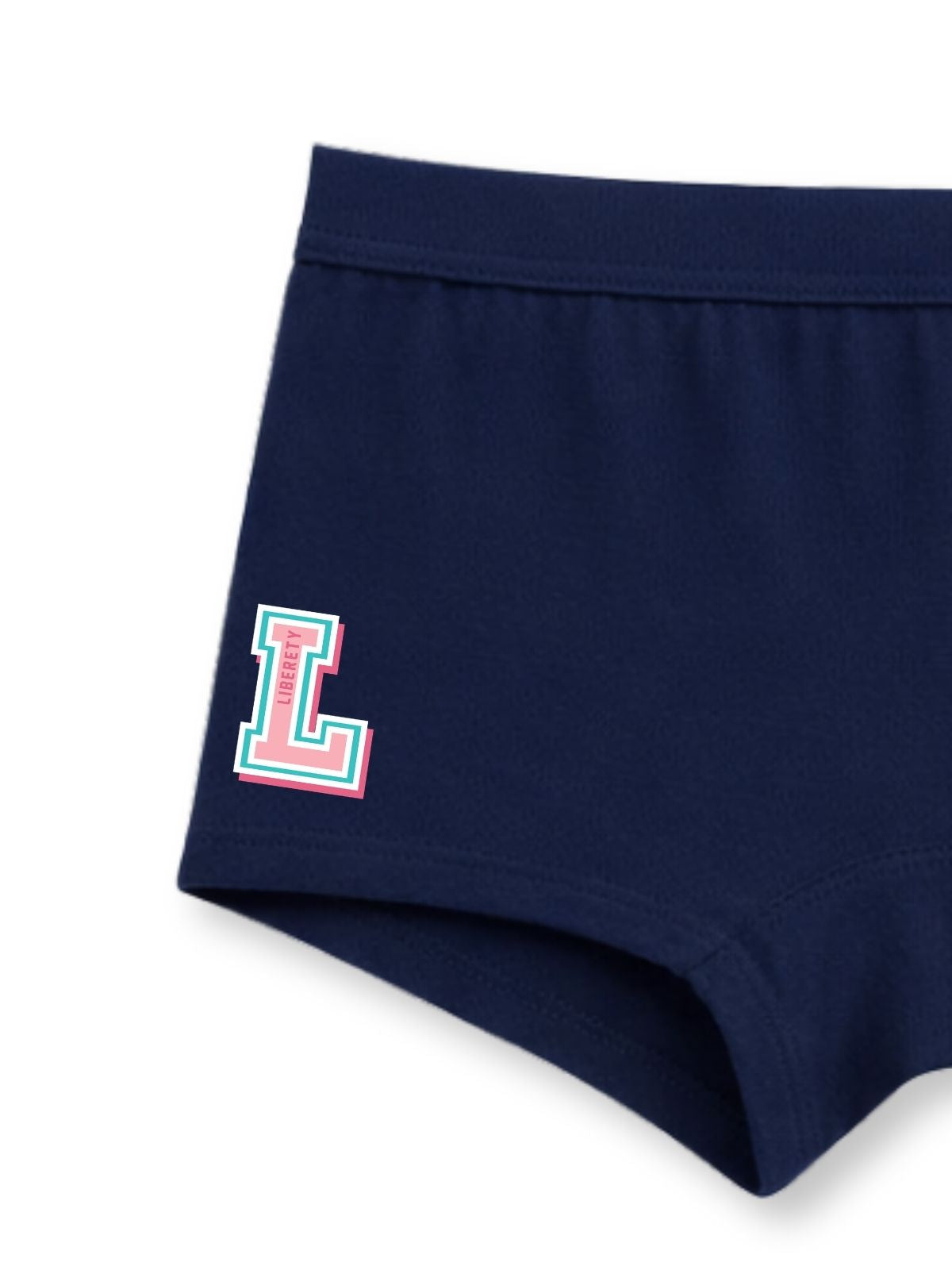 Navy Blue Paw Patrol Liberty Cute Sitting Girls Trunk Panty