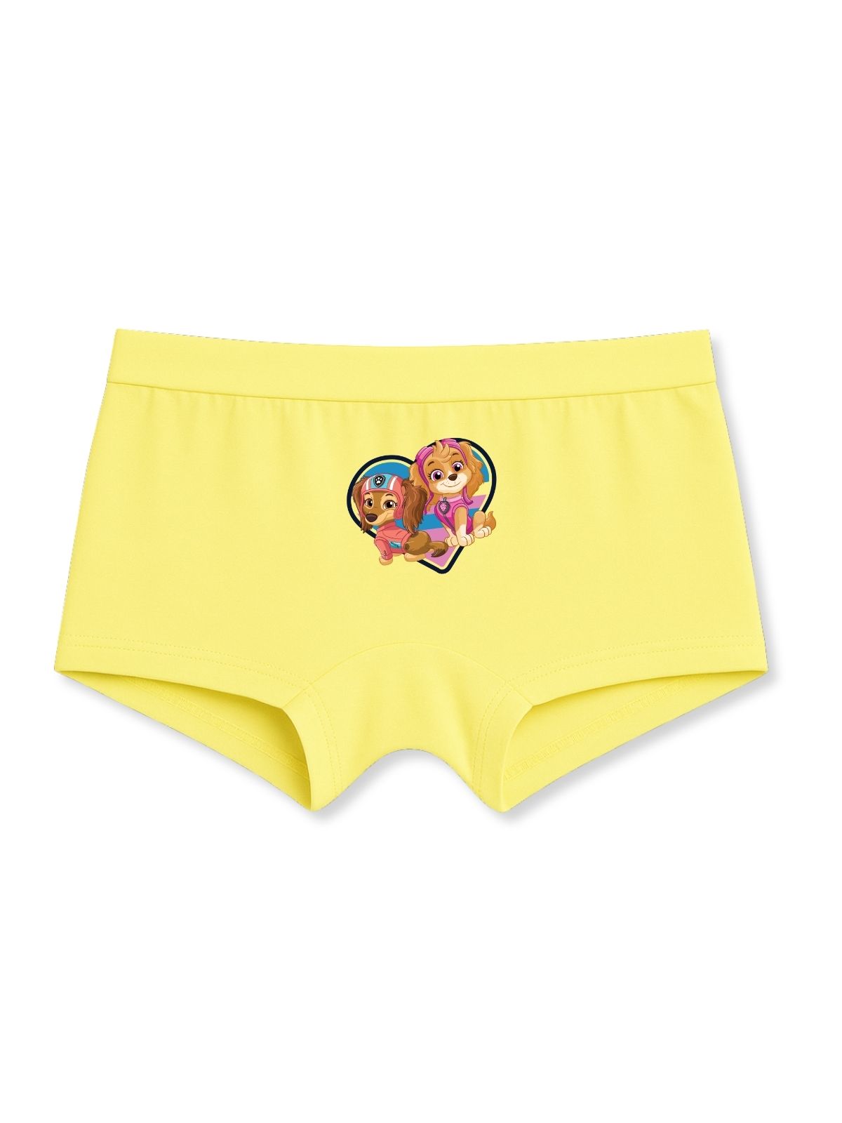 Yellow Paw Patrol Liberty & Skye Cute Heart Friends Girls Trunk Panty