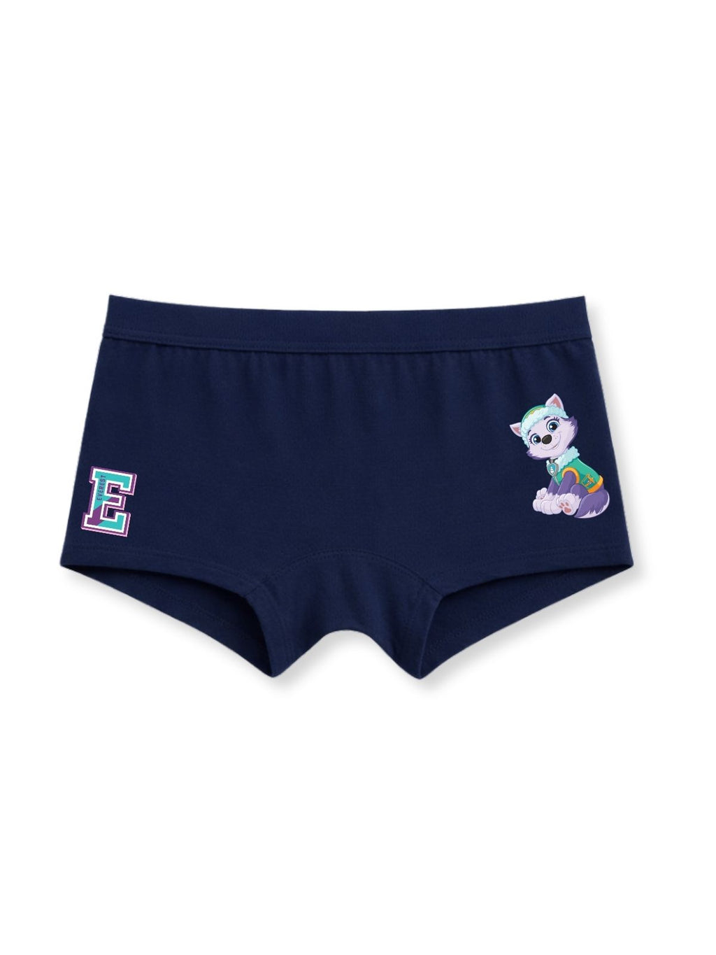 Navy Blue Paw Patrol Everest Cute Sitting Girls Trunk Panty