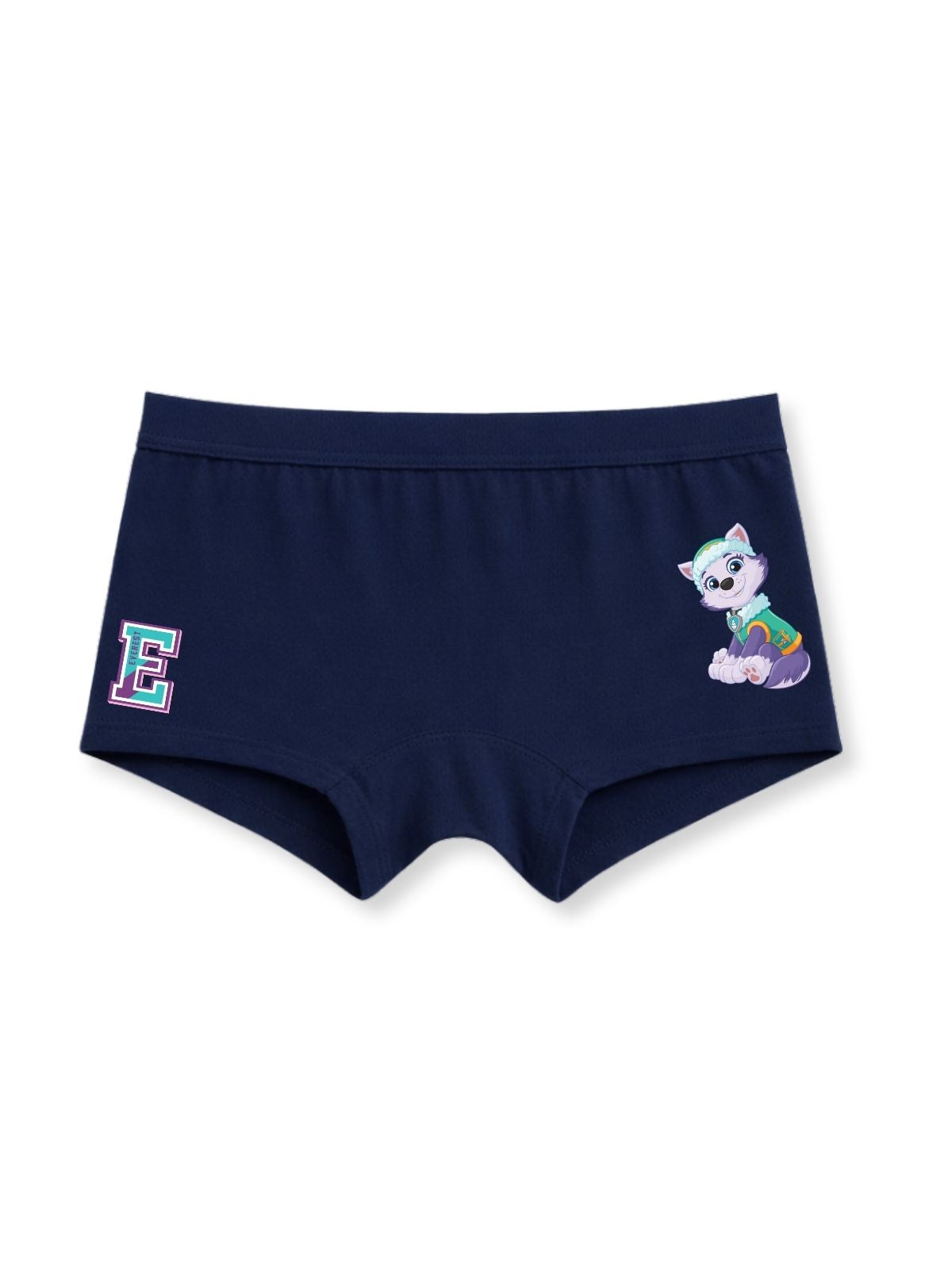 Navy Blue Paw Patrol Everest Cute Sitting Girls Trunk Panty