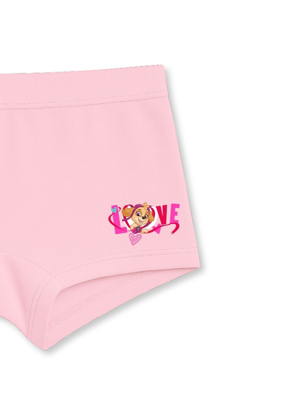 Skye Love Print Kids Girls Boyshort Panty - Paw Patrol©