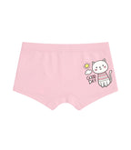 Pink Cute Cat Good Day Girls Trunk Panty