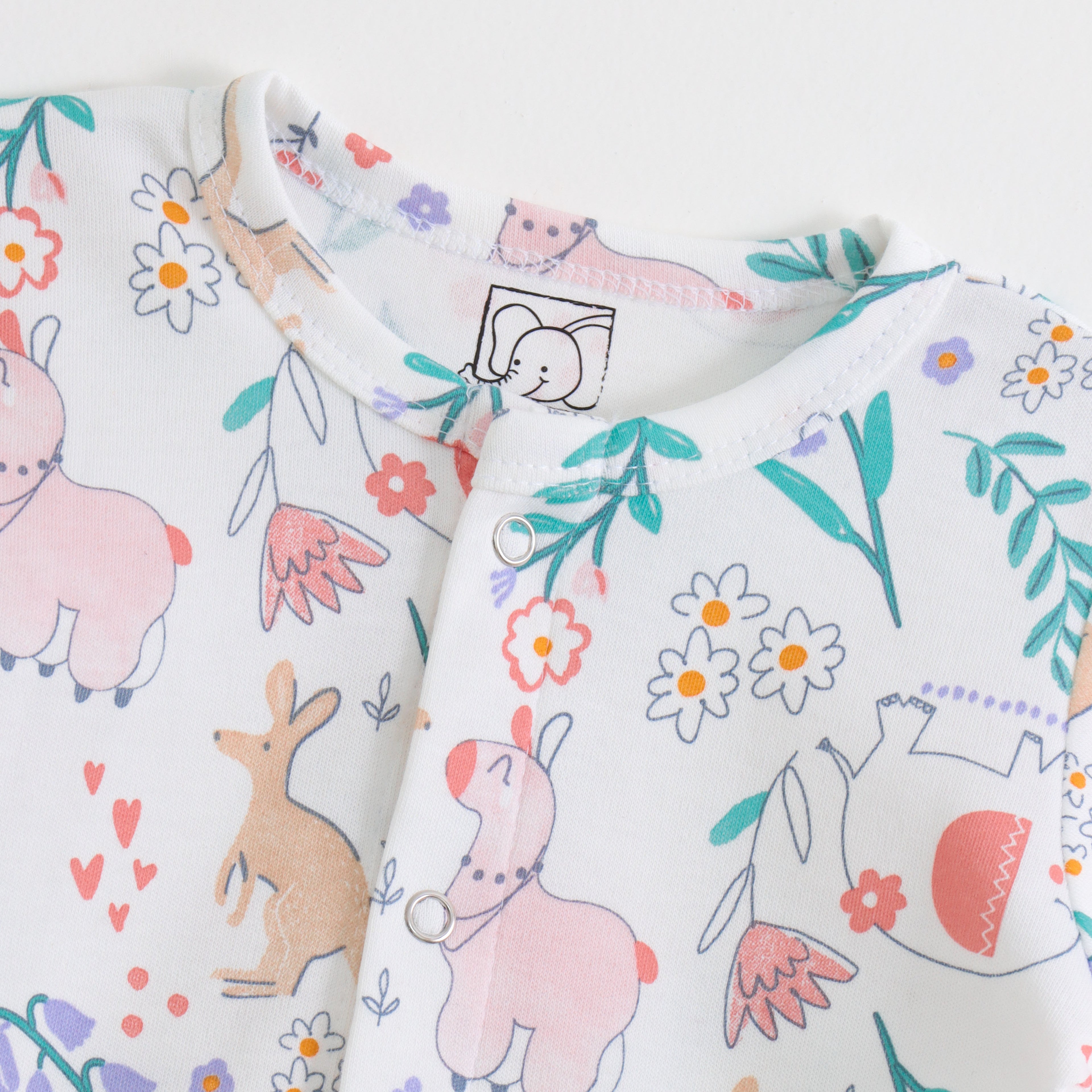Pastel Jungle Friends Co-ord Set for Kids