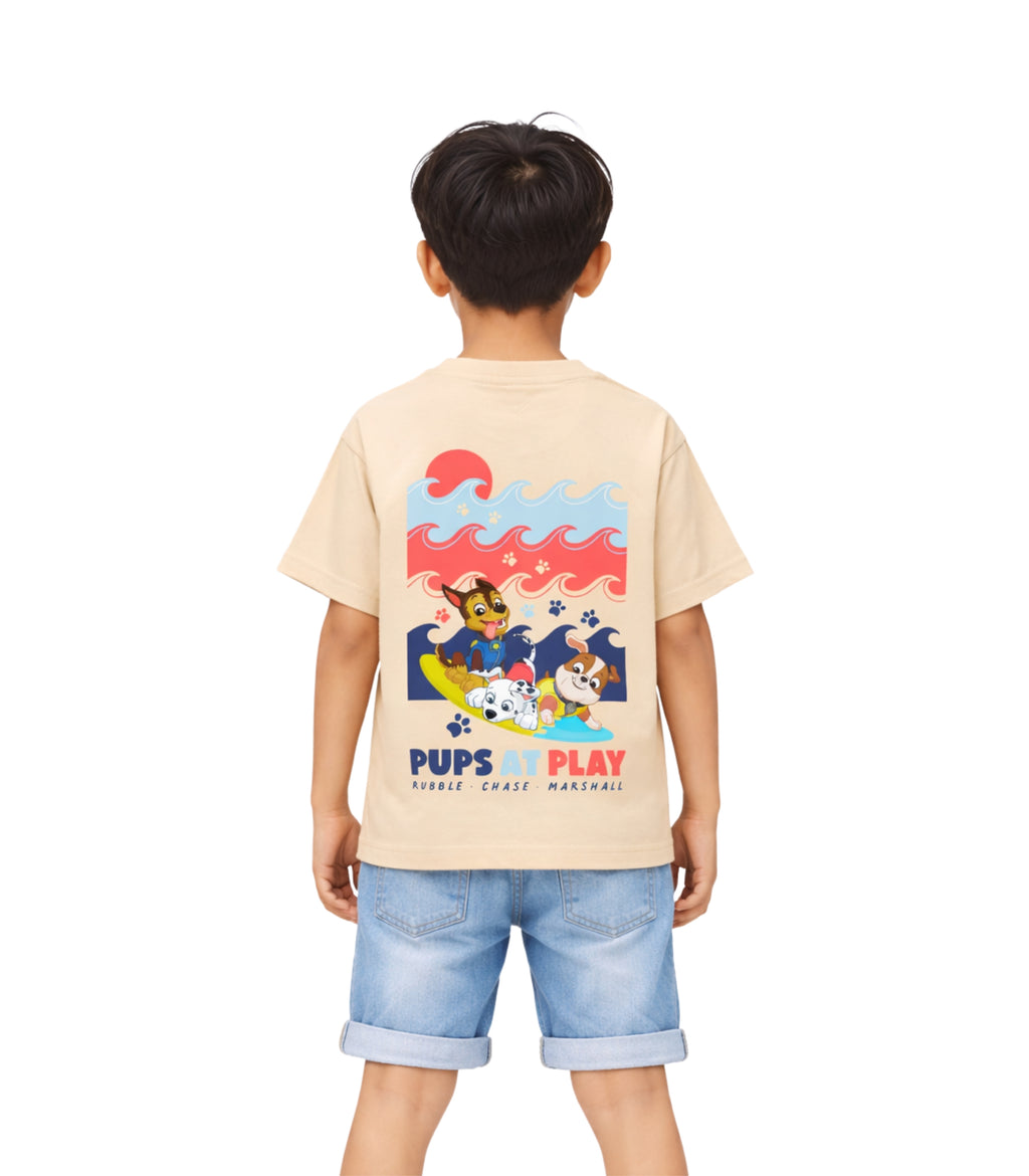 Paw Patrol Surf Adventure Print Kids T-Shirt