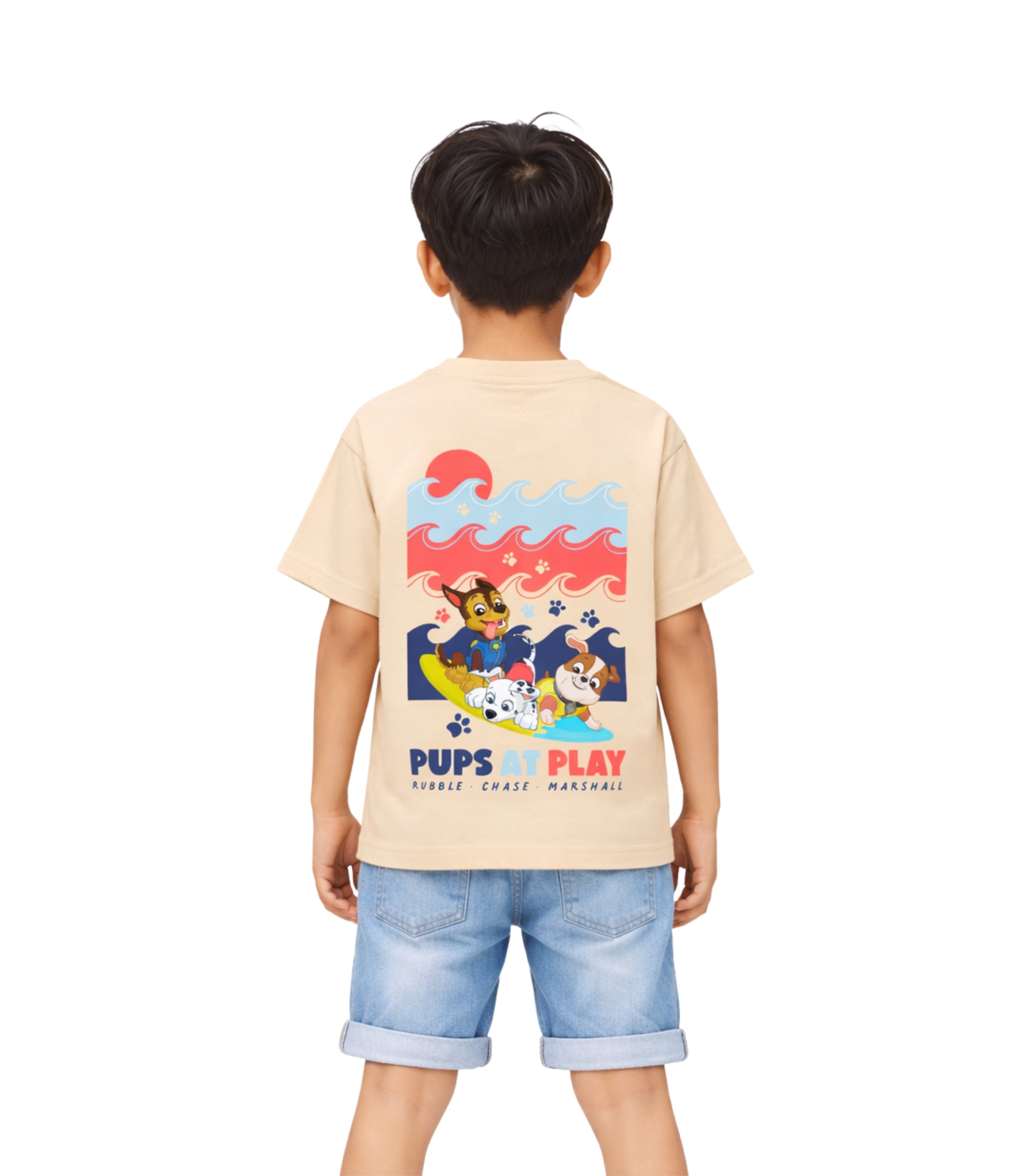 Paw Patrol Surf Adventure Print Kids T-Shirt