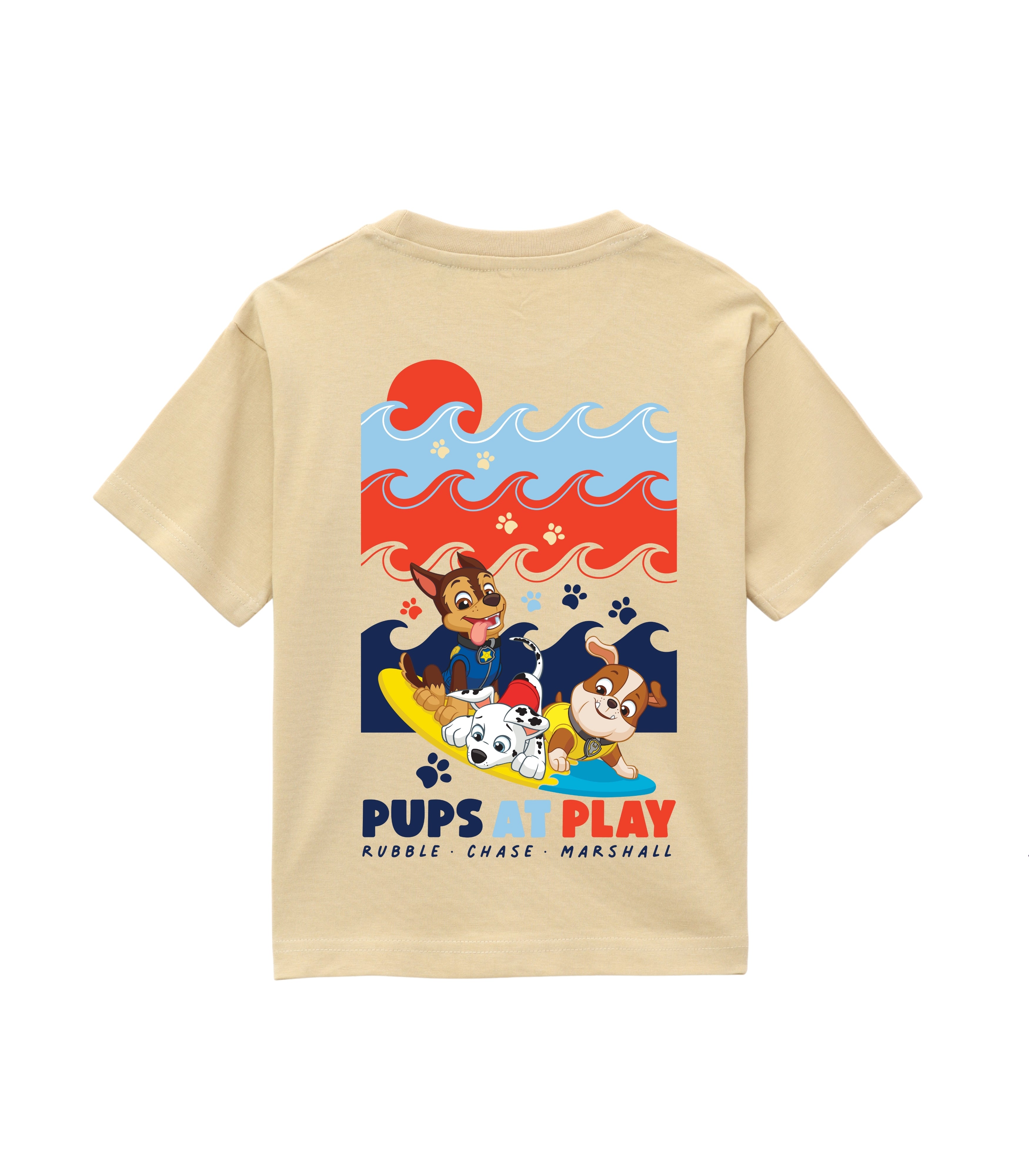 Paw Patrol Surf Adventure Print Kids T-Shirt 