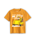 Pawsome 06 Mustard Yellow Paw Patrol Rubble Kids T-Shirt
