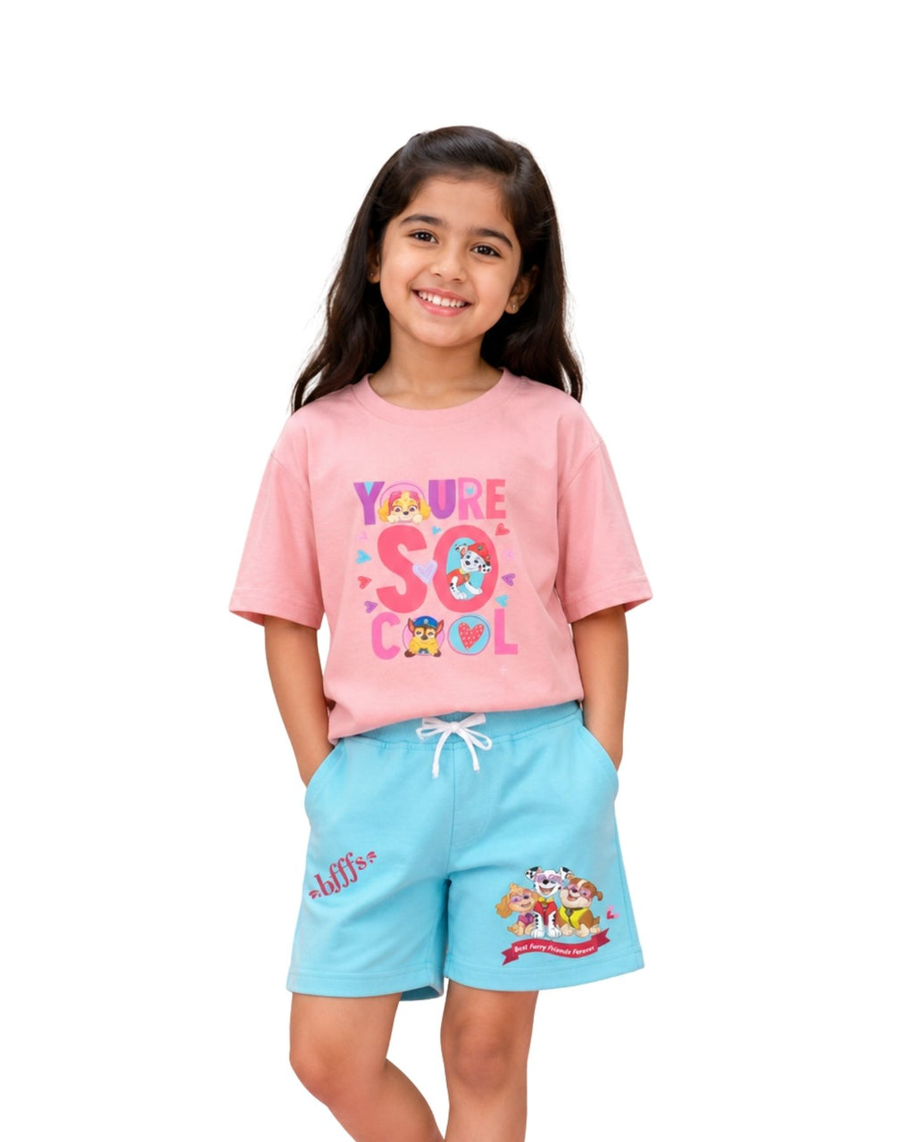Pink Paw Patrol Best Friends Girls Co-ord Set