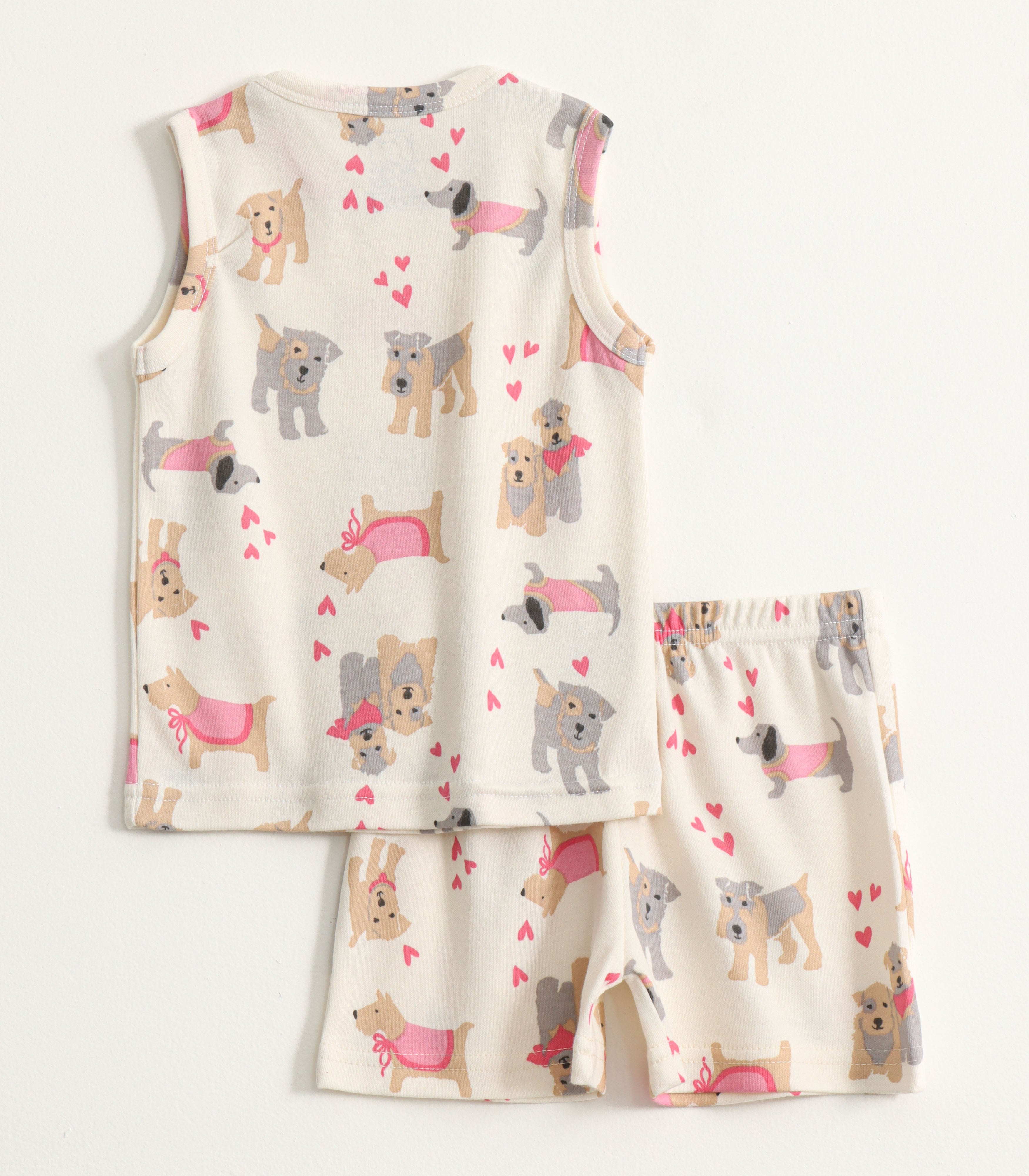 Puppy Love Print Kids Lounge Wear Set