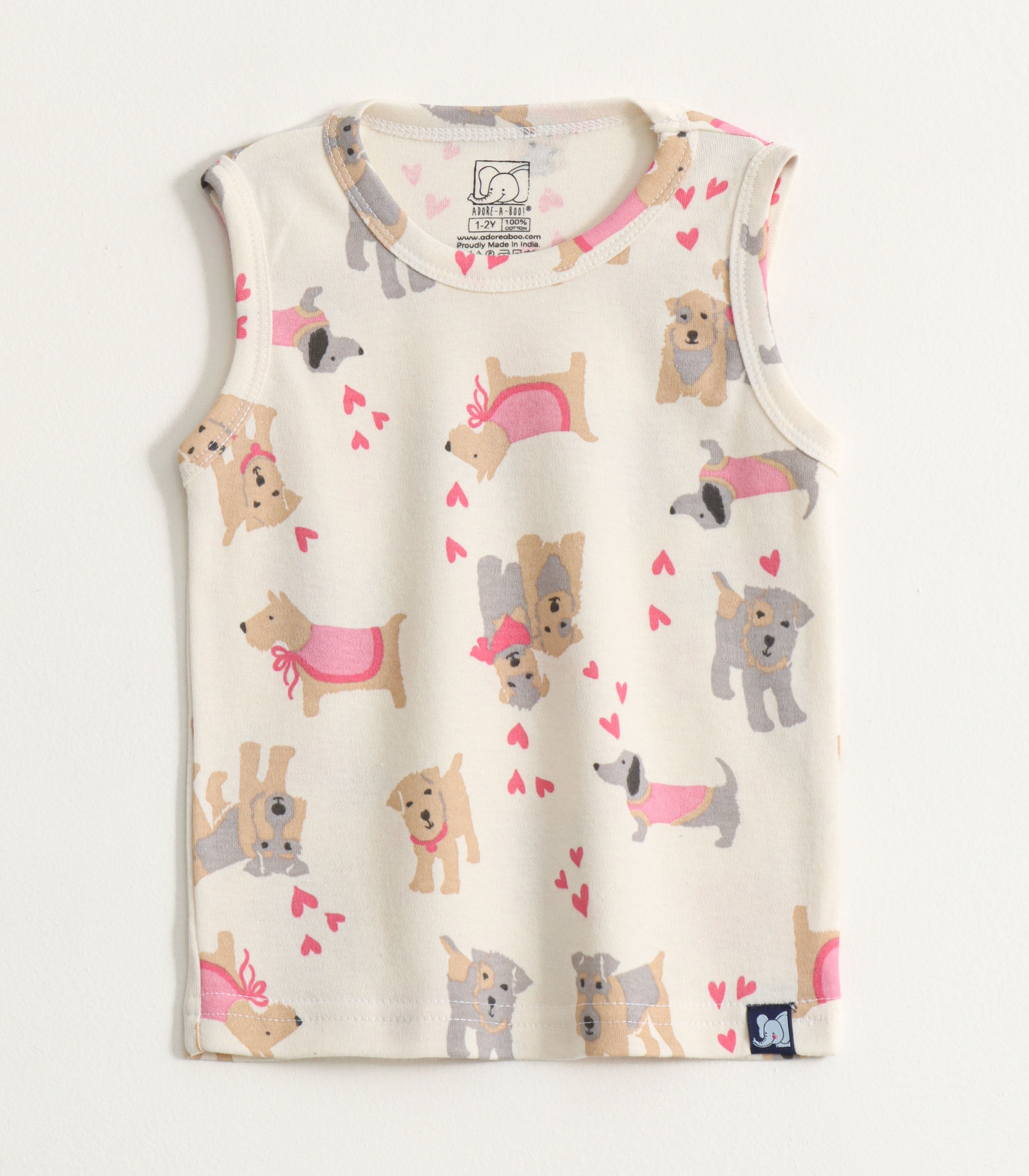 Puppy Love Print Kids Lounge Wear Set