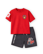 Red Paw Patrol Marshall Kids T- Shirt and Shorts Set