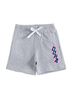 Grey Melange Dora Classic Logo Adventure Girls Shorts