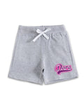 Grey Melange Dora Signature Playtime Girls Shorts