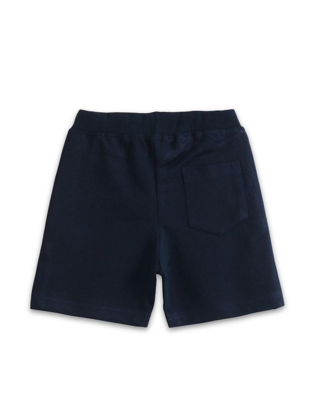 Navy Blue Garfield Sleeping Moon Graphic Kids Shorts