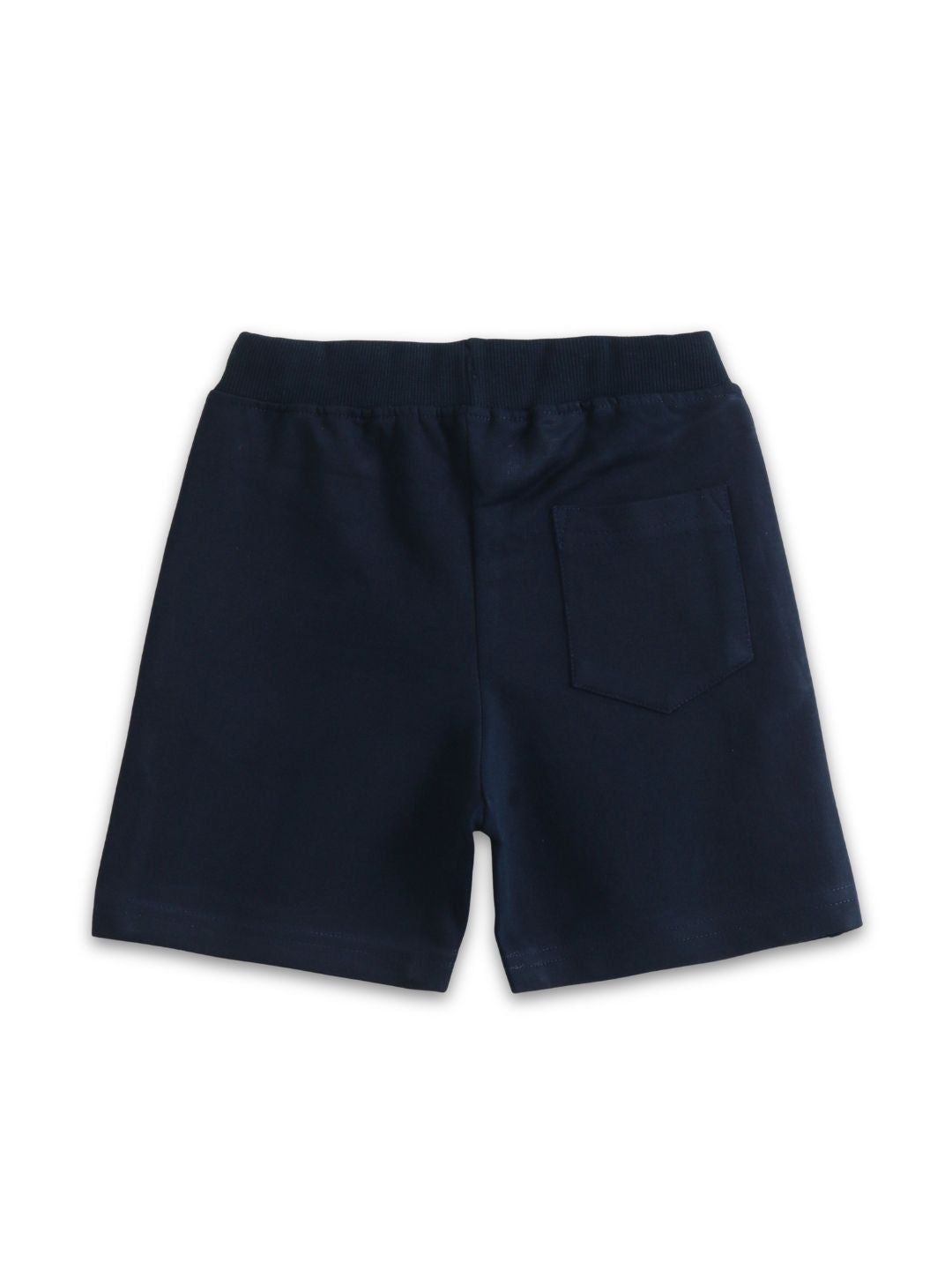 Navy Blue Garfield Sleeping Moon Graphic Kids Shorts