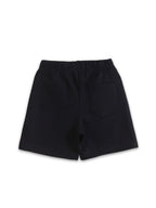 Navy Blue Garfield Soccer Kick Graphic Kids Shorts- Garfield