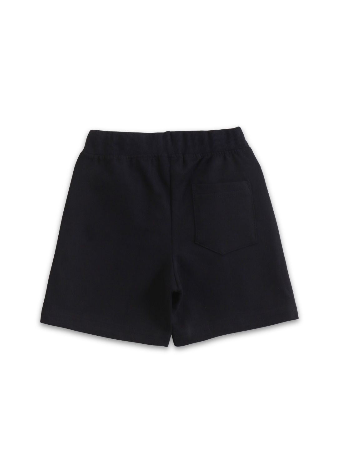 Navy Blue Garfield Soccer Kick Graphic Kids Shorts- Garfield