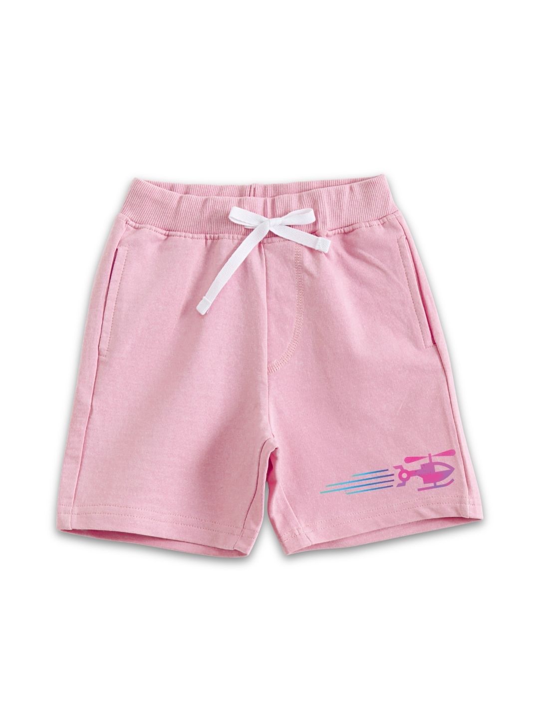 Pink Helicopter Flying Adventure Graphic Kids Shorts-Paw Patrol