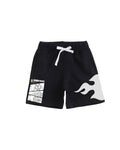 Navy Blue Paw Patrol Racing Flame Boys Shorts