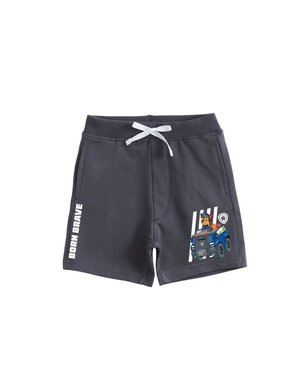 Charcoal Grey Paw Patrol Chase Born Brave Boys Shorts