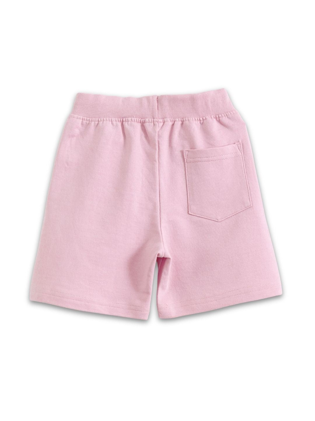 Pink SpongeBob Rainbow Jump Graphic Kids Shorts-Sponge Bob