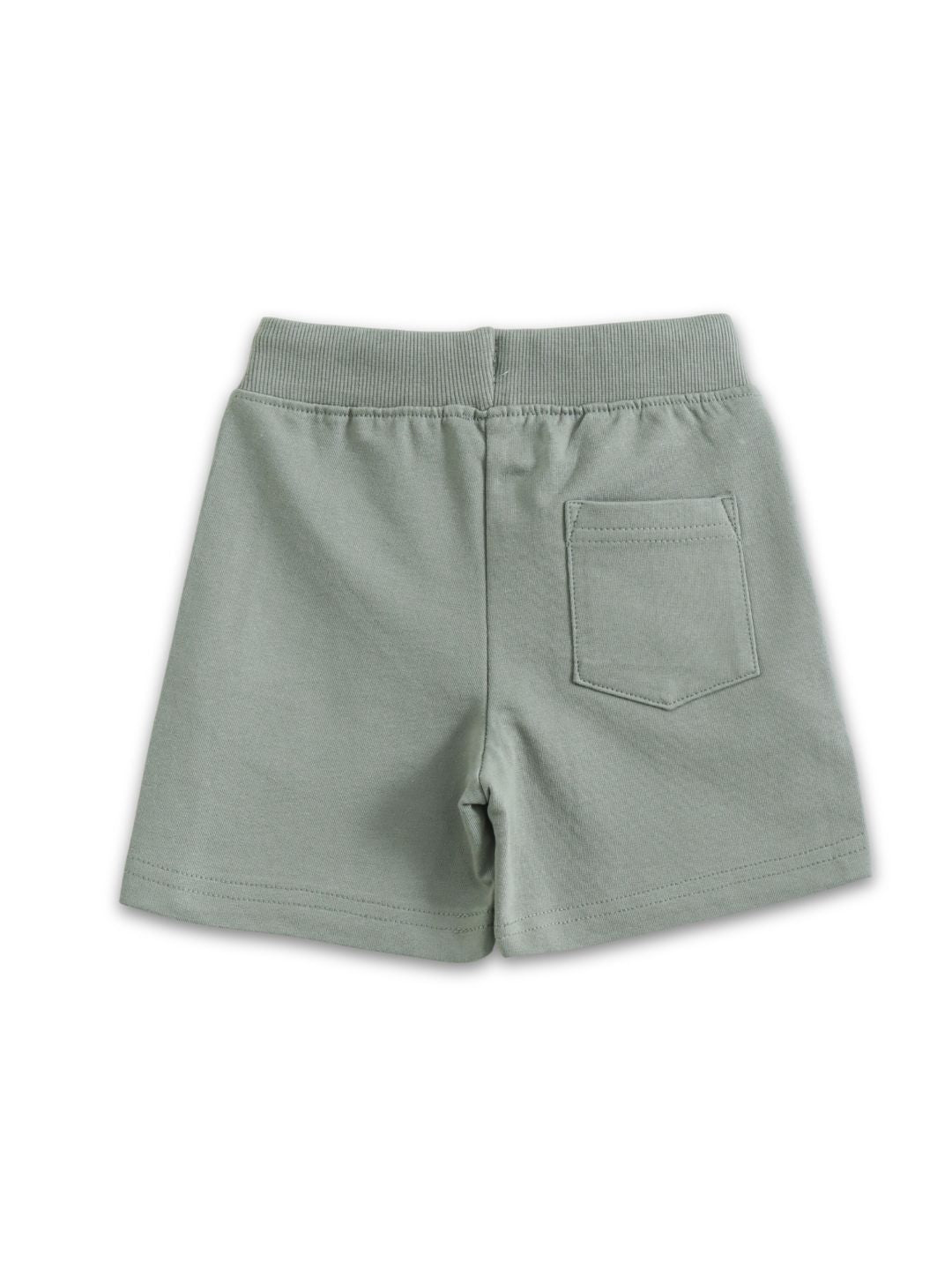 Sage Green SpongeBob Tropical Fun Graphic Girls Shorts