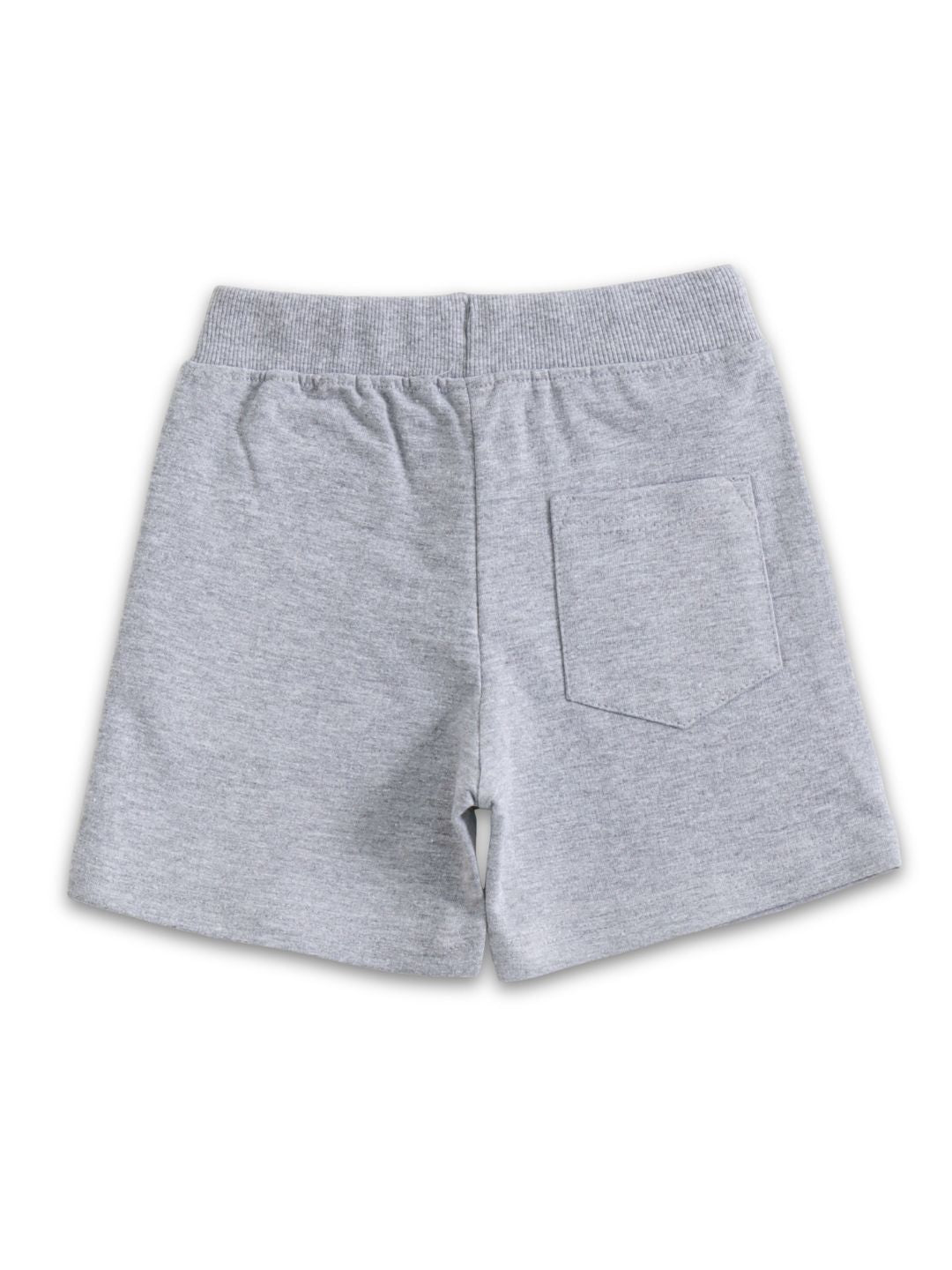 Grey Melange Cute Heart Smile Girls Shorts-Sponge Bob