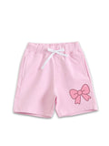 Pink Cute Bow Graphic Kids Shorts-Sponge Bob